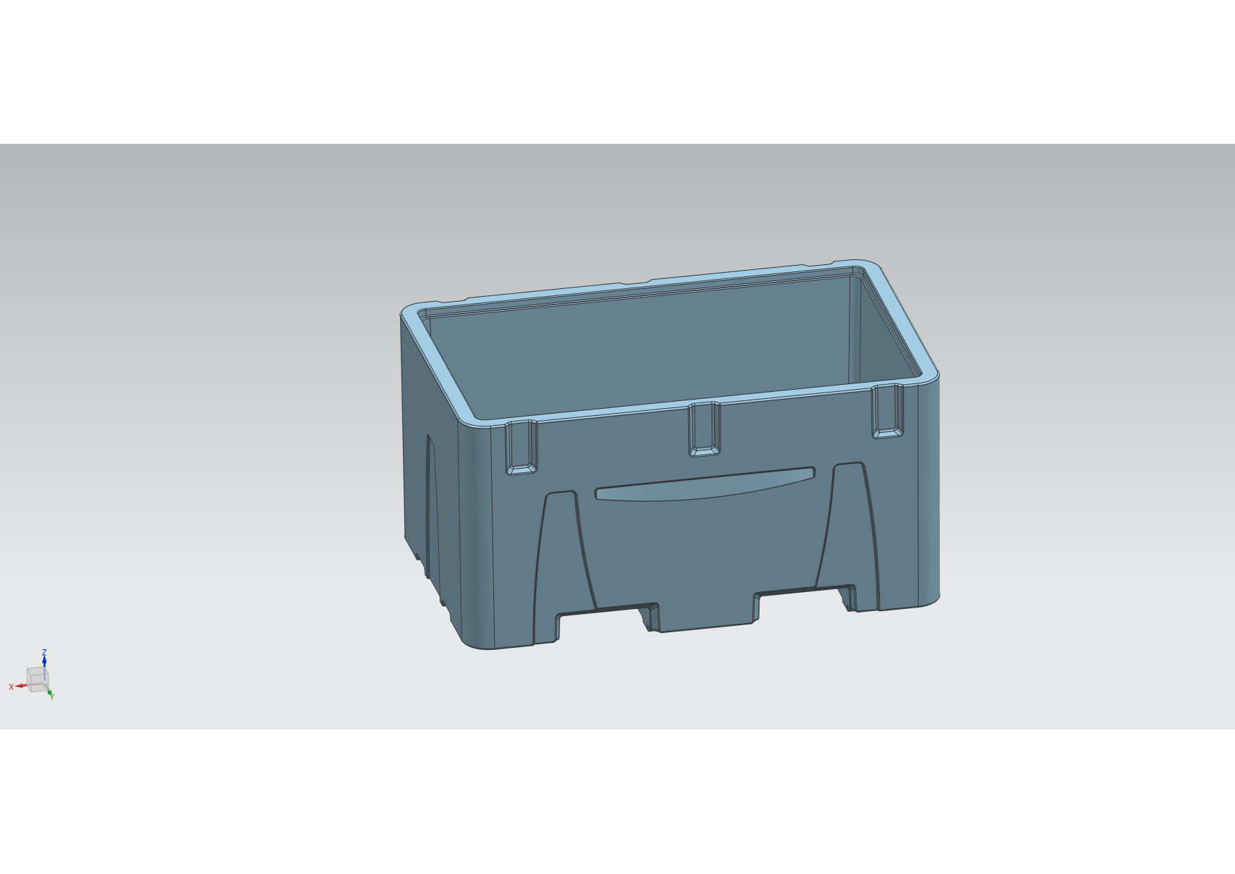 Rotational Ice Cooler Box Mould